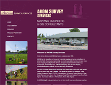 Tablet Screenshot of akomsurvey.com